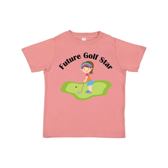 Inktastic Future Golf Star Girls Golfing Girls Toddler T-Shirt