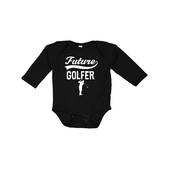Inktastic Future Golfer Boys Golfing Boys Long Sleeve Baby Bodysuit