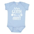 thumbnail image 1 of Inktastic Future Goth Like My Aunt with Skulls Boys or Girls Baby Bodysuit, 1 of 5