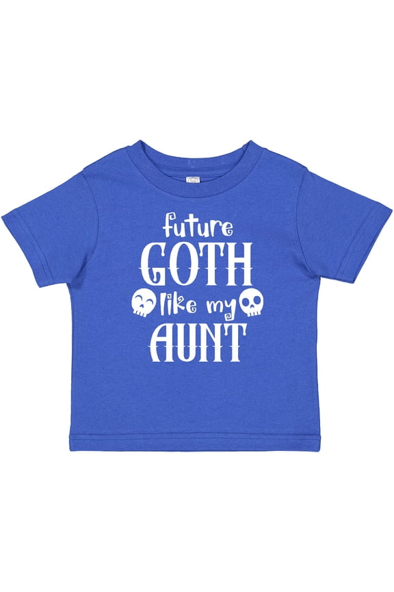 Future Goth Like My Aunt with Skulls Boys or Girls Baby T-Shirt