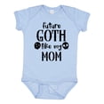 thumbnail image 1 of Inktastic Future Goth Like My Mom with Skulls Boys or Girls Baby Bodysuit, 1 of 5