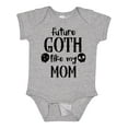 thumbnail image 1 of Inktastic Future Goth Like My Mom with Skulls Boys or Girls Baby Bodysuit, 1 of 5