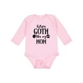 thumbnail image 1 of Inktastic Future Goth Like My Mom with Skulls Boys or Girls Long Sleeve Baby Bodysuit, 1 of 5