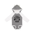 thumbnail image 1 of Inktastic Future Goth Like My Mom with Skulls Boys or Girls Long Sleeve Baby Bodysuit, 1 of 5