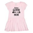 thumbnail image 1 of Inktastic Future Goth Like My Mom with Skulls Girls Toddler Dress, 1 of 4