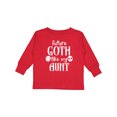 thumbnail image 1 of Inktastic Future Goth Like my Aunt with Skulls Boys or Girls Long Sleeve Toddler T-Shirt, 1 of 5