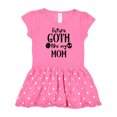 thumbnail image 1 of Inktastic Future Goth Like my Mom with Skulls Gift Baby Girl Dress, 1 of 4