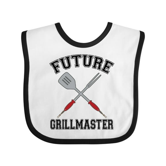 Inktastic Future Grillmaster Bbq Grilling Boys or Girls Baby Bib