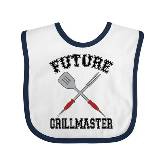 Inktastic Future Grillmaster Bbq Grilling Boys or Girls Baby Bib