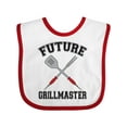thumbnail image 1 of Inktastic Future Grillmaster Bbq Grilling Boys or Girls Baby Bib, 1 of 4