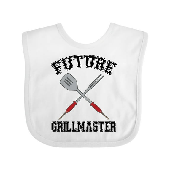 Inktastic Future Grillmaster Bbq Grilling Boys or Girls Baby Bib