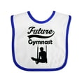 thumbnail image 1 of Inktastic Future Gymnast Baby Boy Boys Baby Bib, 1 of 4