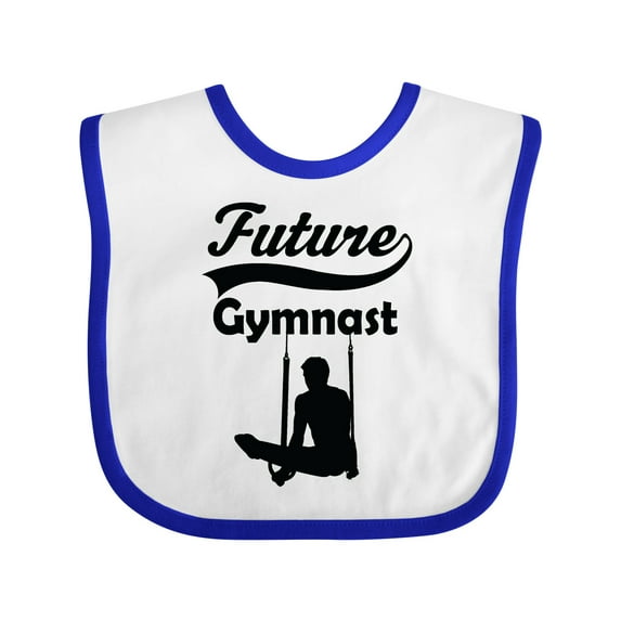 Inktastic Future Gymnast Baby Boy Boys Baby Bib