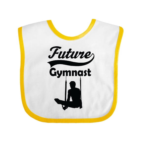 Inktastic Future Gymnast Baby Boy Boys Baby Bib