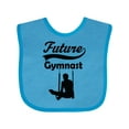 thumbnail image 1 of Inktastic Future Gymnast Baby Boy Boys Baby Bib, 1 of 4