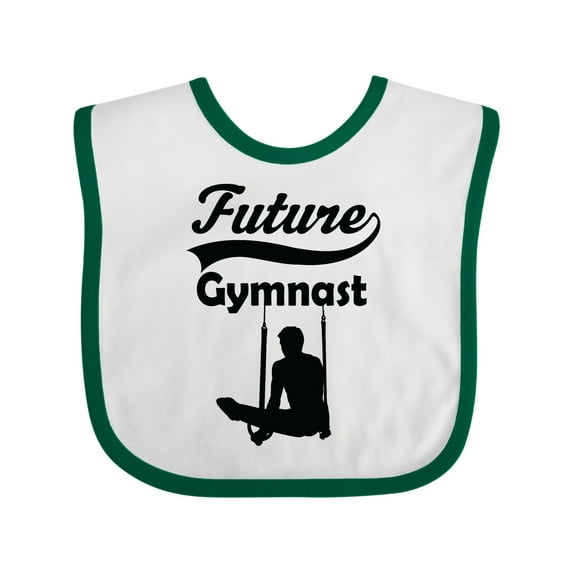 Inktastic Future Gymnast Baby Boy Boys Baby Bib