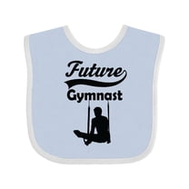 Inktastic Future Gymnast Baby Boy Boys Baby Bib