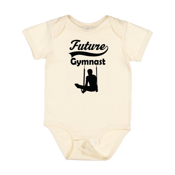 Inktastic Future Gymnast Baby Boy Boys Baby Bodysuit