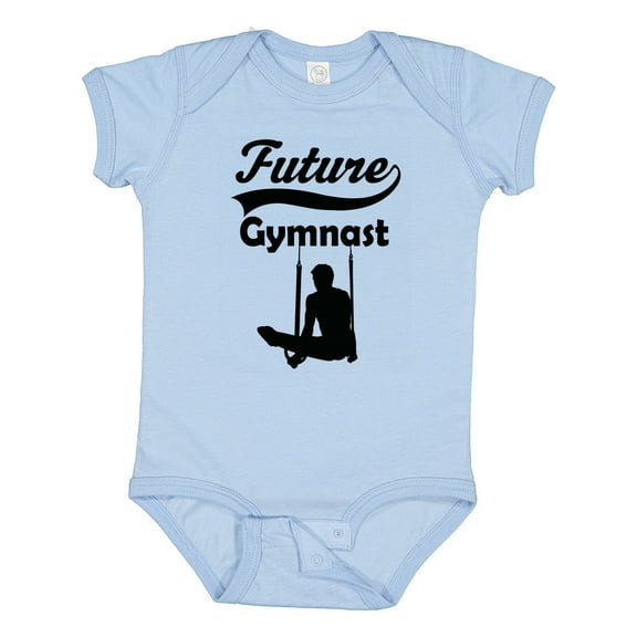 Inktastic Future Gymnast Baby Boy Boys Baby Bodysuit