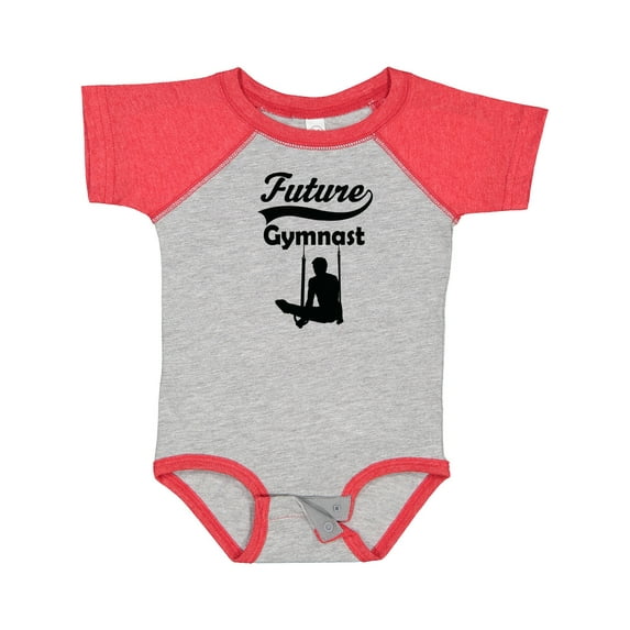 Inktastic Future Gymnast Baby Boy Boys Baby Bodysuit