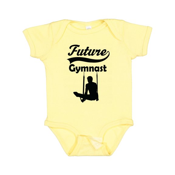 Inktastic Future Gymnast Baby Boy Boys Baby Bodysuit