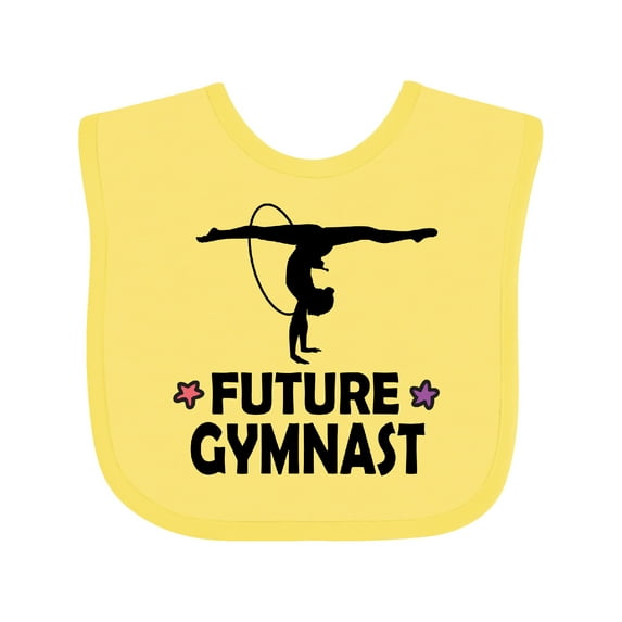 Inktastic Future Gymnast Cute Girls Girls Baby Bib