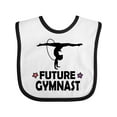 thumbnail image 1 of Inktastic Future Gymnast Cute Girls Girls Baby Bib, 1 of 4