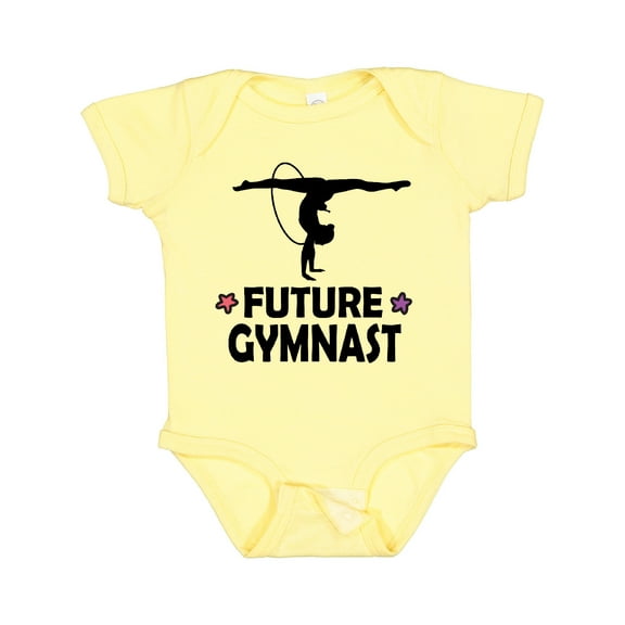 Inktastic Future Gymnast Cute Girls Girls Baby Bodysuit