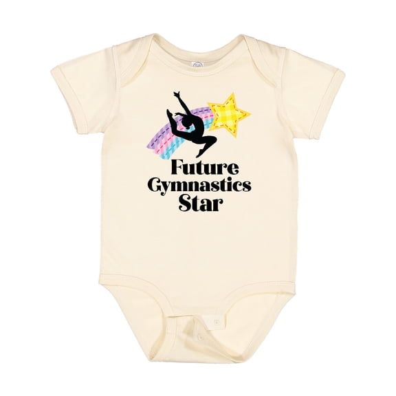 Inktastic Future Gymnastics Star Girls Baby Bodysuit