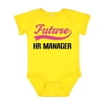 thumbnail image 1 of Inktastic Future HR Manager Boys Baby Bodysuit, 1 of 5