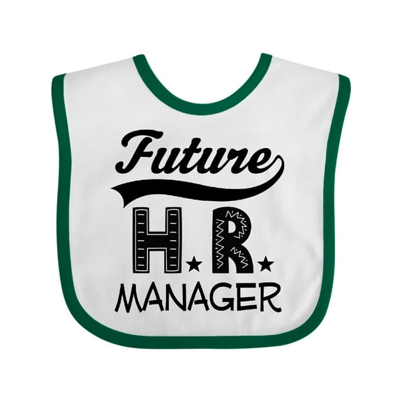 Inktastic Future HR Manager Boys or Girls Baby Bib