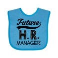 thumbnail image 1 of Inktastic Future HR Manager Boys or Girls Baby Bib, 1 of 4