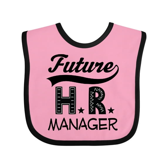 Inktastic Future HR Manager Boys or Girls Baby Bib