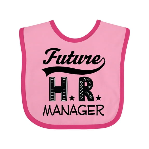 Inktastic Future HR Manager Boys or Girls Baby Bib