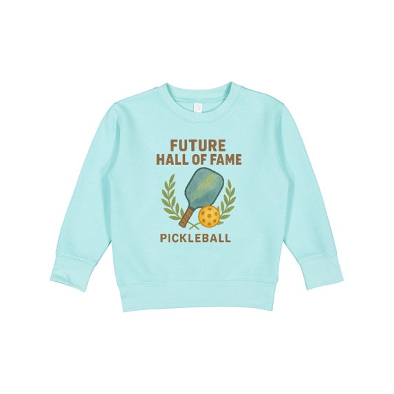 Inktastic Future Hall of Fame Pickleball Toddler Sweatshirt