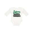 thumbnail image 1 of Inktastic Future Hammer Thrower Boys Long Sleeve Baby Bodysuit, 1 of 5