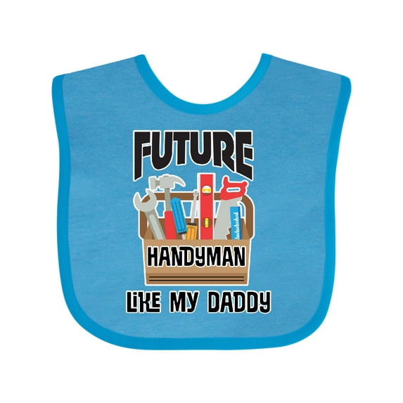 Inktastic Future Handyman Like Daddy Boys Baby Bib