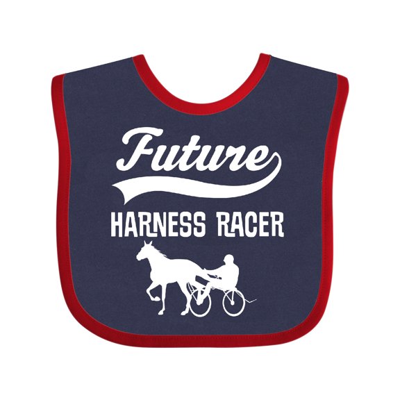 Inktastic Future Harness Racer Horse Racing Boys or Girls Baby Bib