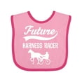 thumbnail image 1 of Inktastic Future Harness Racer Horse Racing Boys or Girls Baby Bib, 1 of 4