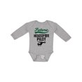thumbnail image 1 of Inktastic Future Helicopter Pilot Boys or Girls Long Sleeve Baby Bodysuit, 1 of 5