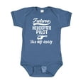 thumbnail image 1 of Inktastic Future Helicopter Pilot Like Daddy Boys Baby Bodysuit, 1 of 5