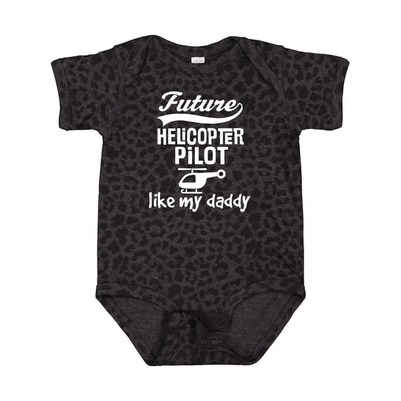 Inktastic Future Helicopter Pilot Like Daddy Boys Baby Bodysuit