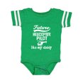 thumbnail image 1 of Inktastic Future Helicopter Pilot Like Daddy Boys Baby Bodysuit, 1 of 5