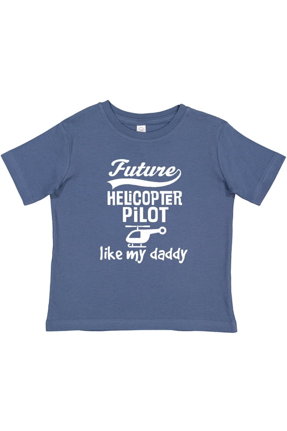 Future Helicopter Pilot Like Daddy Boys Baby T-Shirt