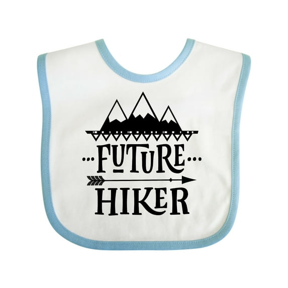 Inktastic Future Hiker Kids Hiking Boys or Girls Baby Bib