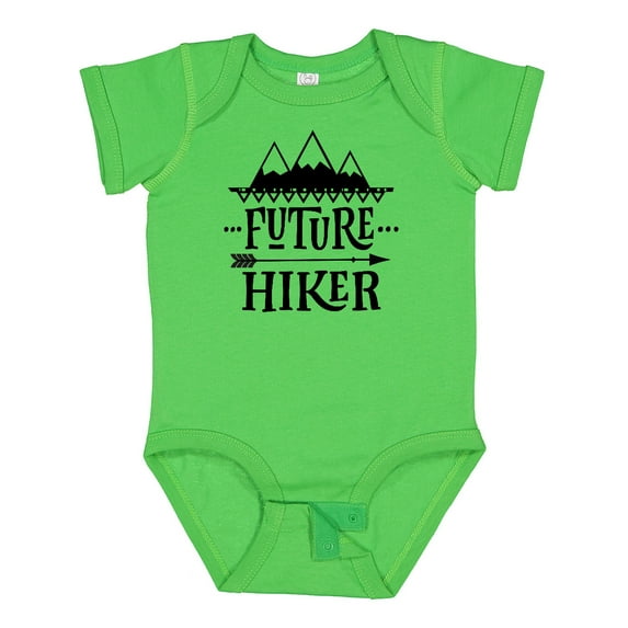 Inktastic Future Hiker Kids Hiking Boys or Girls Baby Bodysuit