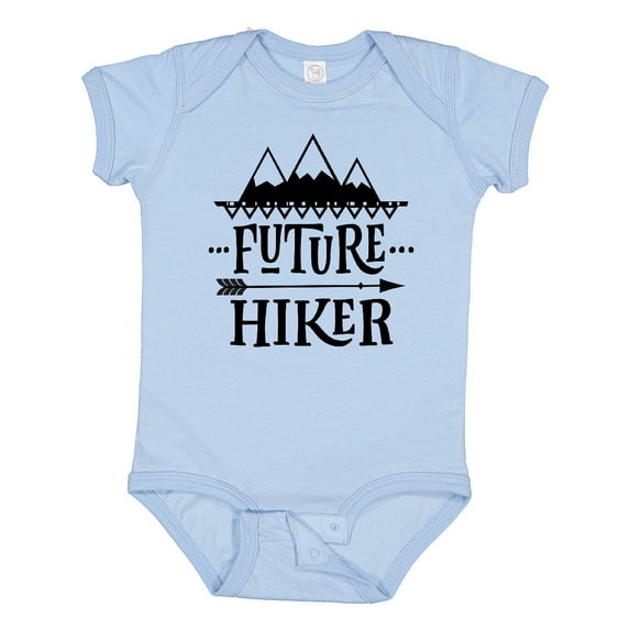 Inktastic Future Hiker Kids Hiking Boys or Girls Baby Bodysuit
