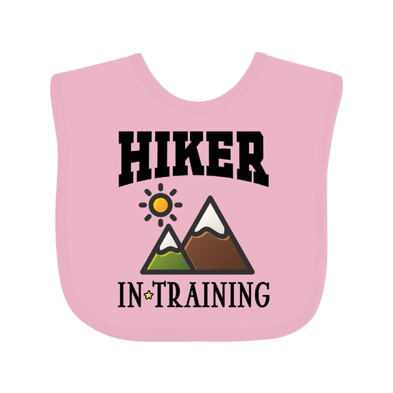 Inktastic Future Hiker in Training Boys or Girls Baby Bib