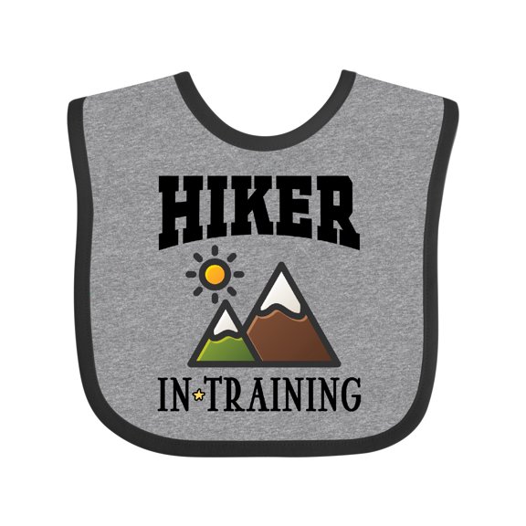 Inktastic Future Hiker in Training Boys or Girls Baby Bib