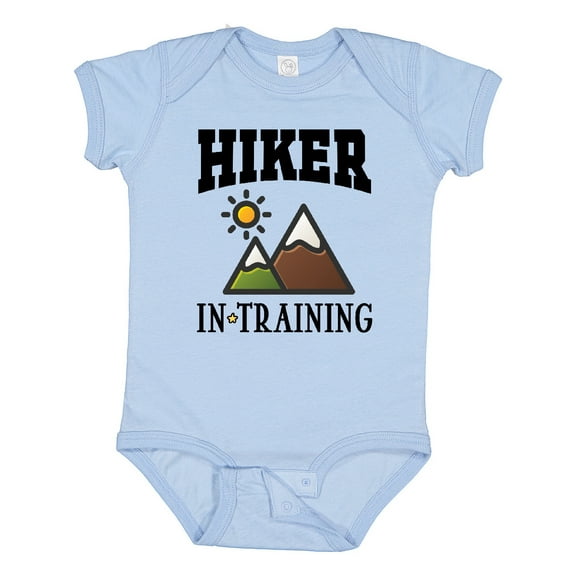 Inktastic Future Hiker in Training Boys or Girls Baby Bodysuit